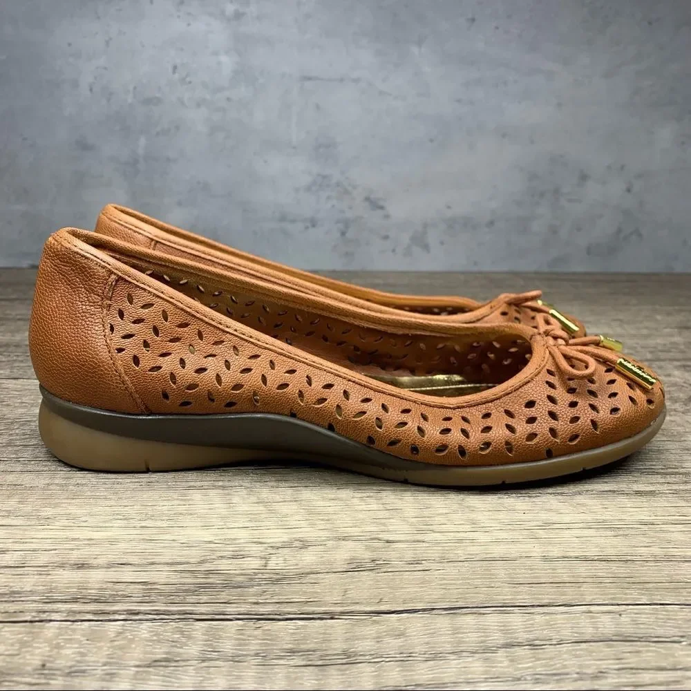 LAUREN Ralph Lauren NIA Goat Leather Loafers Size 5 Women’s/Youth Girl 3 Flats‎